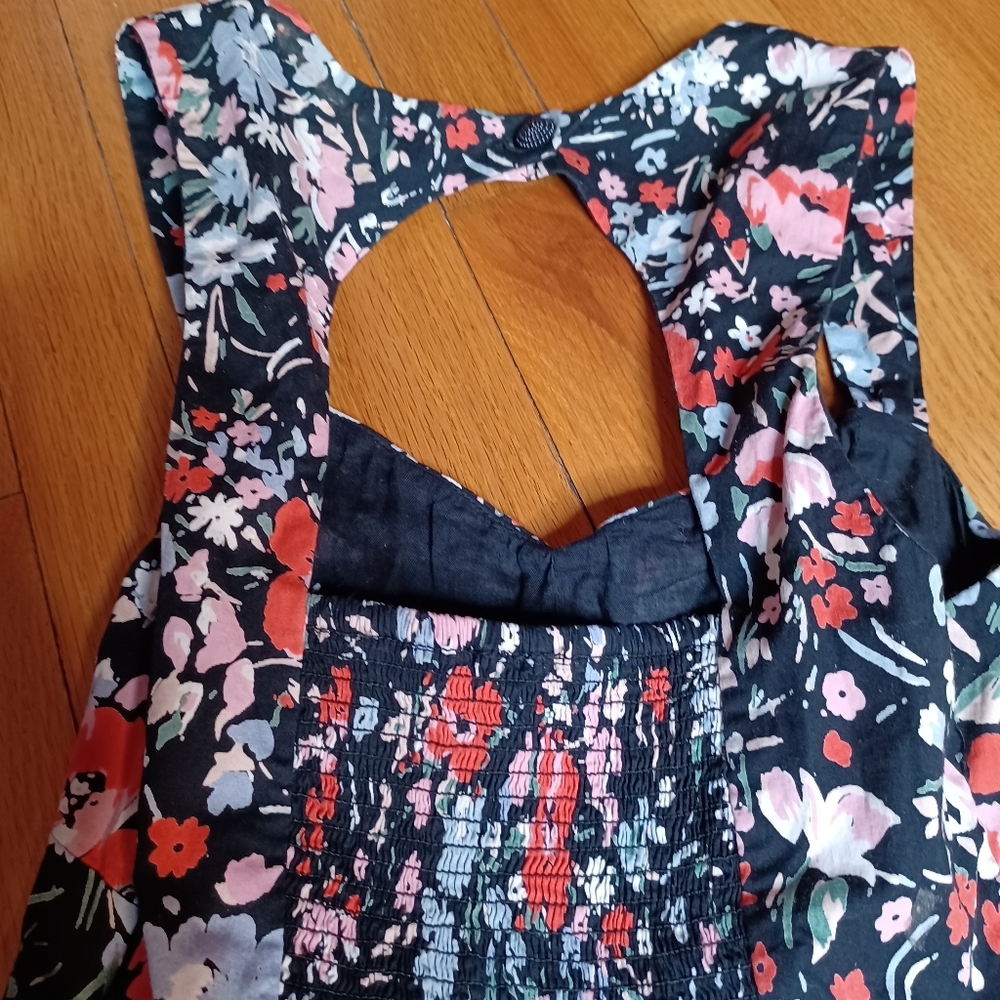 FREE PEOPLE floral meeting dress made in India runs like XS -S *see measur… - Picture 6 of 12